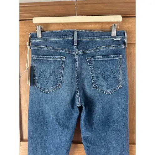 MOTHER Denim NWT MOTHER The Outsider Sneak Jeans in Dark And Stormy Night Women’s size 32