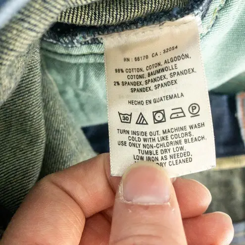 Anthropologie  Holding Horses Blue Denim Boy Shorts Womens 27