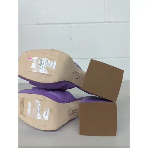 Sam Edelman New Circus by  sz5 purple block heel sandal chunky funky FUN Y2K
