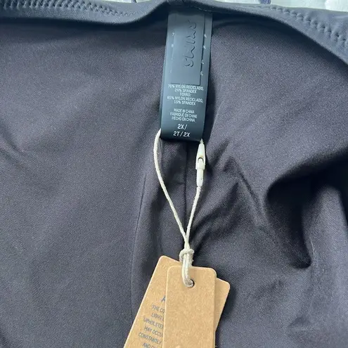 SKIMS STRAPLESS MONOKINI IN ONYX BLACK SIZE 2X NWT