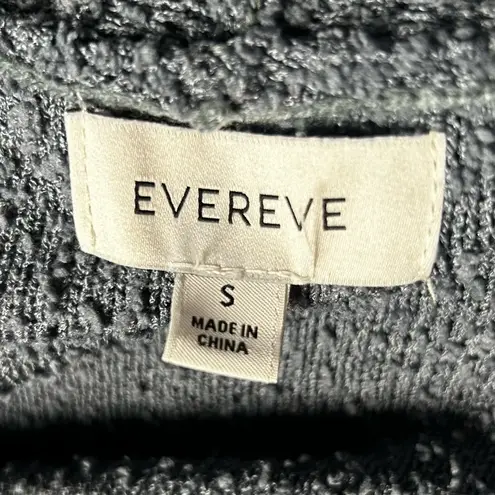 Evereve Navy Izzie Cardigan Nubby Open Front Long Sleeve Sweater Size Small