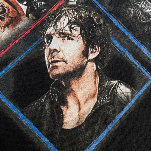 Port & Company Vintage WWE Raw Smackdown Live Black Graphic T-shirt