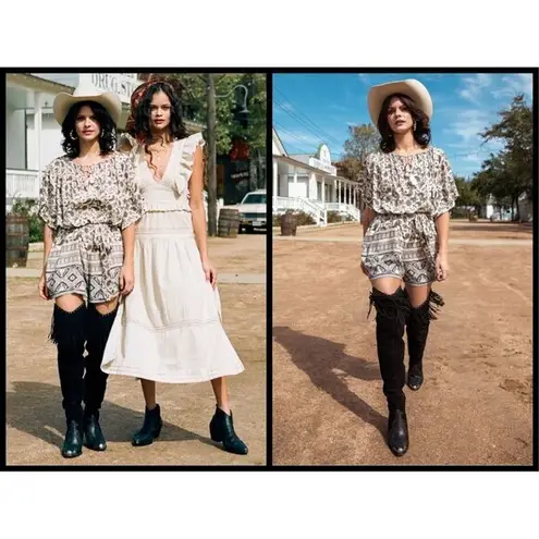 💕SPELL & THE GYPSY💕 Journey Romper ~ Ash Gray Size XS