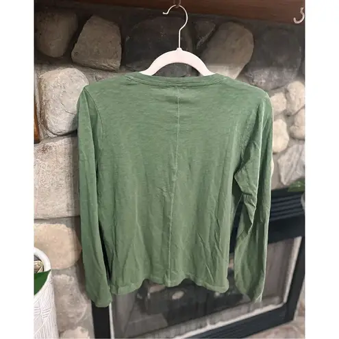 JCrew 100% Cotton Top Green Size M