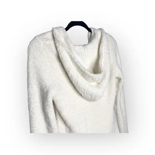 new Charlotte Tarantola π Fluffy Zipper Hoodie π Faux Sherpa π Winter White Size L