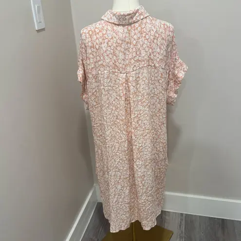 Lost + Wander  Floral Shirt‎ Dress M/L