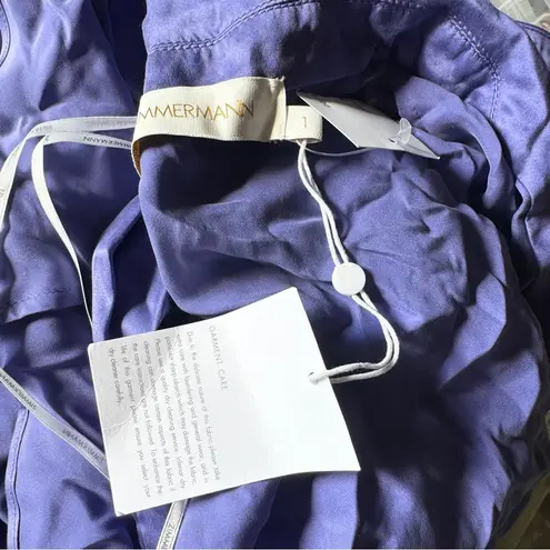 Zimmermann 100% silk mini dress NWT