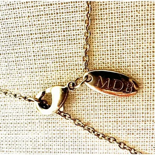 Marina De Buchi MDB Gold plated infinity pendant necklace