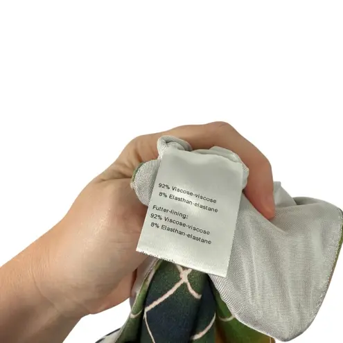 Akris Punto Abstract Geometric Knee Length Dress Cocktail Party Y2K US Womens 8