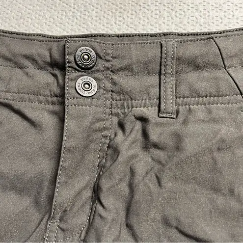 prAna  Dark Gray Active Outdoor Shorts Size 6 EUC