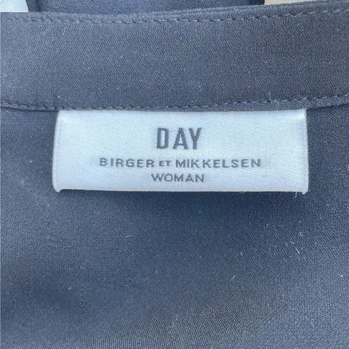 Day Birger et Mikkelsen Cream Black Silk Blouse 38/M Size M