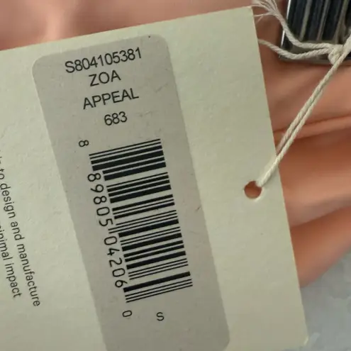 Mara Hoffman Zoa Solid Appeal Peach Bikini Bottoms Small