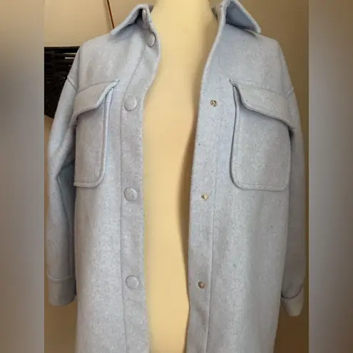 Calia Light Blue Shaket Long Jacket, Size XS