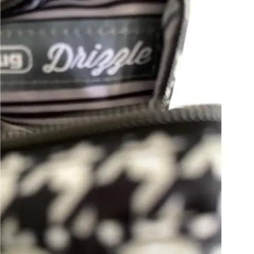 LUG DRIZZLE MINI ZIP STORAGE POUCH MICRO HOUNDSTOOTH Black