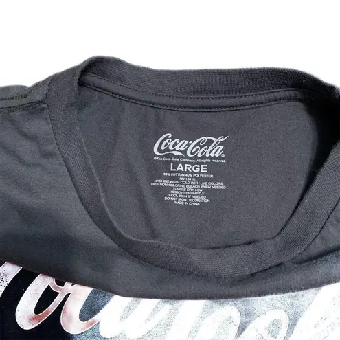 Coca-Cola “Faux” Vintage T-Shirt Dark Grey Short Sleeve Crew Atlanta Georgia