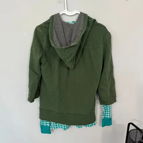 BKE Olive & Teal Utility Jacket w/ Hood & Long Sleeve Top Sizes Medium & Large
