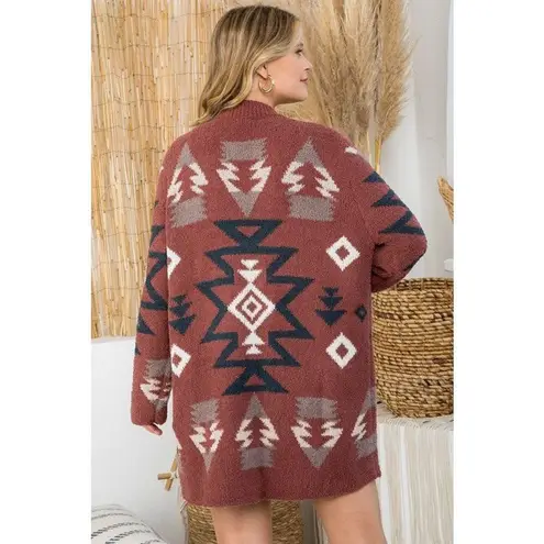 Love Riche ✨ Open Front Long Sleeve Bohemian Sz Medium Cardigan✨