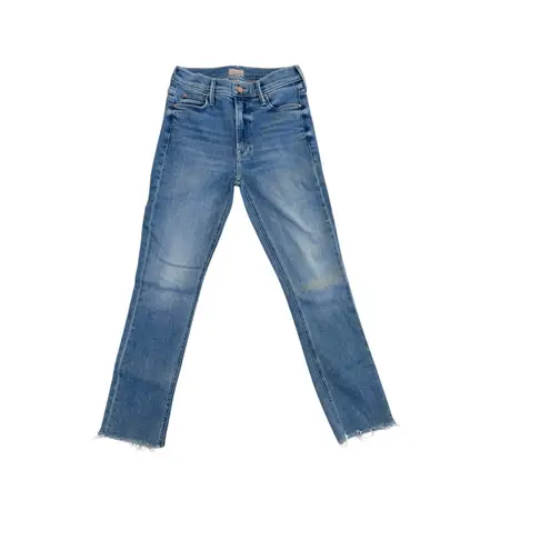 MOTHER Denim MOTHER The Mid Rise Dazzler Ankle Fray Jeans Women's Sz 25 Riding the Cliffside