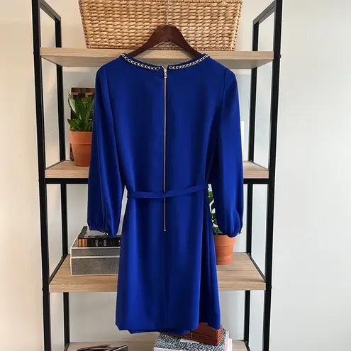 Tahari NWT Daisy, Chain Neck Belted Dress, 2