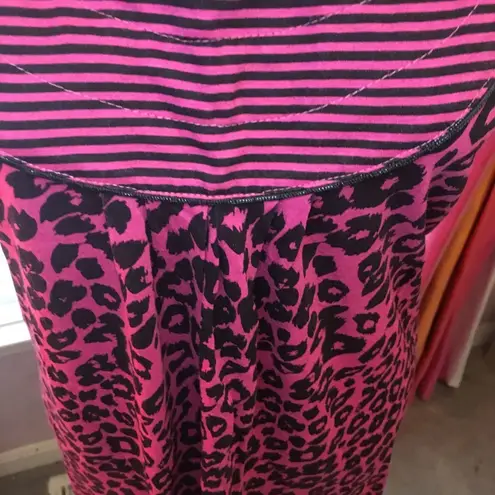 Delia's - Delia’s sleeveless Pink cheetah top (Vintage early 2000s) medium