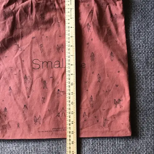 SMALLABLE Limited Edition Tote Bag From Paris Burnt Orange Terra Cotta Carryall Red