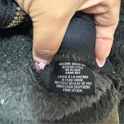 Kuhl Flight Jacket Women’s Size S – Raven Faux Shearling Fleece Zip Up