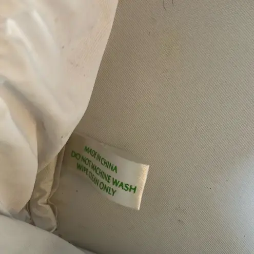 Kate Spade : Vintage Green Makeup Cosmetic Bag- Gold Tone