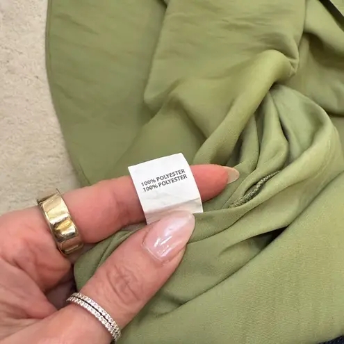 Ramy Brook Audrey Smocked Sleeveless Midi Dress in Spruce Green Size Small