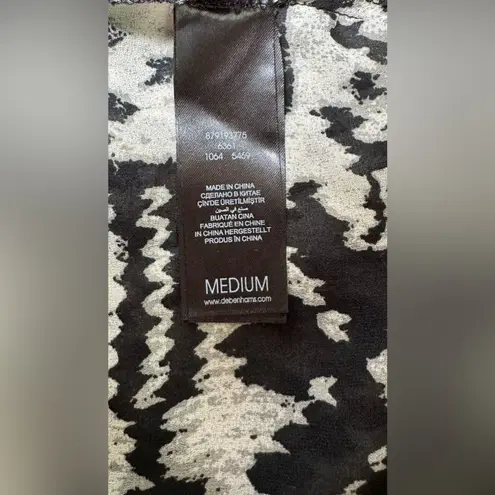 Butterfly by Matthew Williamson Open Front Caftan Kaftan Fringe Boho Size M Black Size M