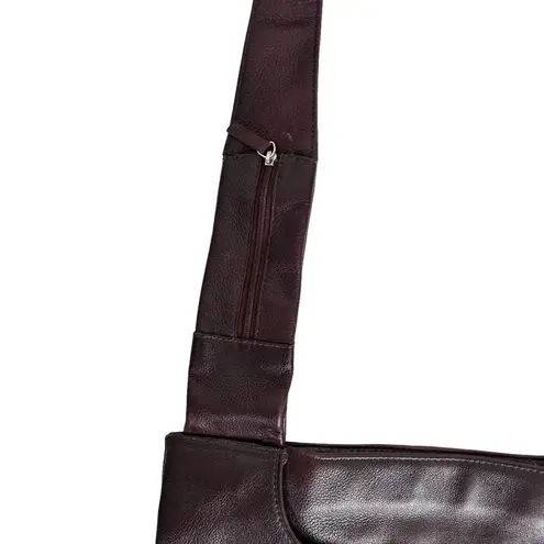 Radley London  Brown Leather Messenger Crossbody Bag