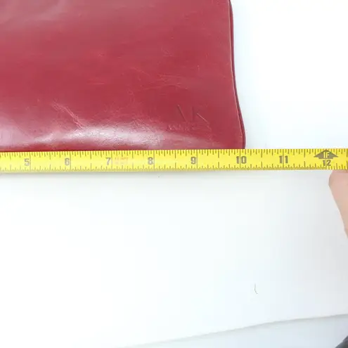 Anne Klein ‎ Slim Leather Wristlet Red