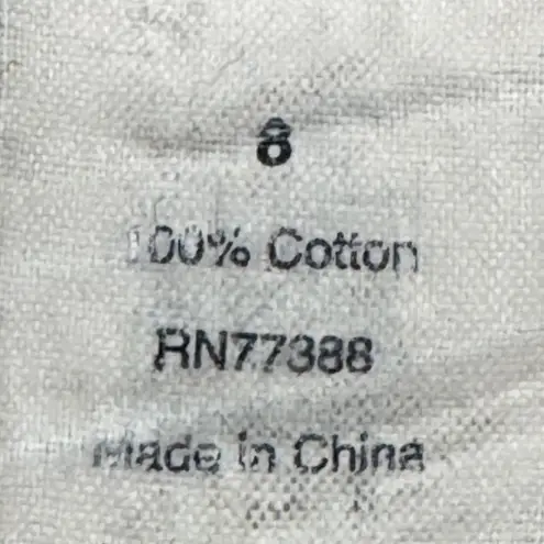 J.Crew  Size 8 Orange Floral 100% Cotton Stretch Lightweight Shorts