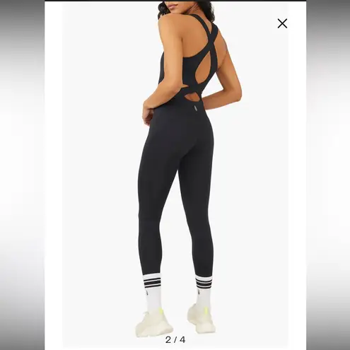 NWOT Free people FP Movement Back It Up Jumpsuit Black