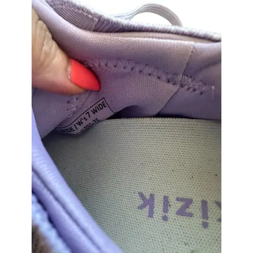 KIZIK Women's Athens Lavender Purple Hands Free Sneakers Size 7 Wide