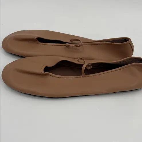 Jeffrey Campbell  Dancerina Ballet Flat in Dark Beige thumbnail 6