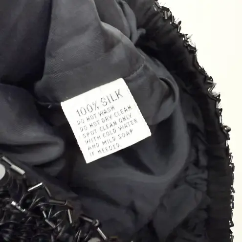 Oleg Cassini Vintage 1980s Black Sequin Tank Top