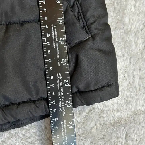 Swiss alps puffy red black jacket Size M