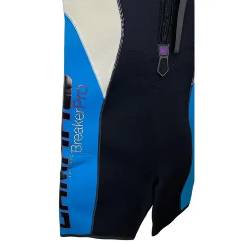 Camaro Breaker Wetsuit – Black/Purple/Turquoise – Size 40 (Medium) – GUC Blue