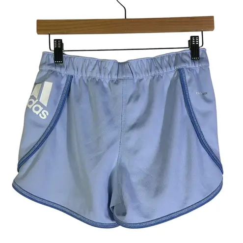 Adidas Climalite Running Shorts Women's Small Light Blue Athletic