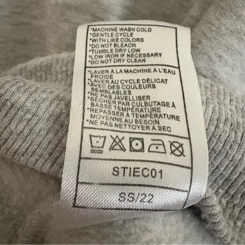 Quince SuperSoft Fleece Pullover Hoodie Heather Grey Size S