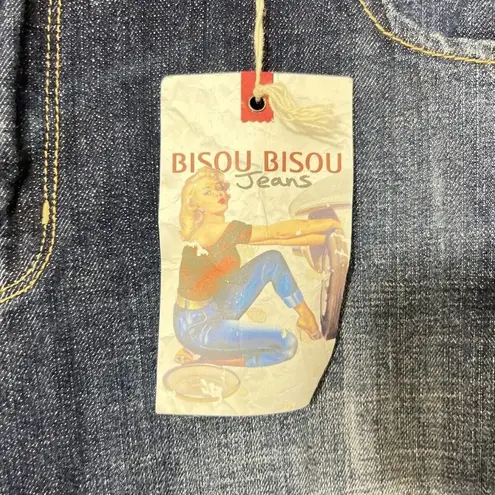 Bisou Bisou Vintage 90’s Y2K Women’s Boot Cut Denim Jeans Size 12NWT - Image 4