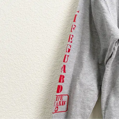 Lifeguard Puerto Rico Heathered Gray Pullover Hoodie Size S