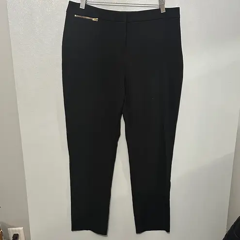 Ellen Tracy Black Slim Ankle Dress Pants
