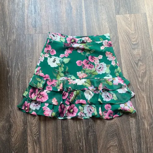 Bardot RAH RAH SKIRT IN GRPHC FLRL