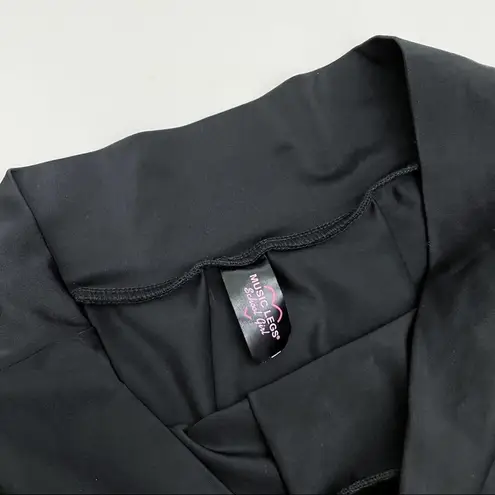 Music Legs School Girl Skirt Black Stretchy SM