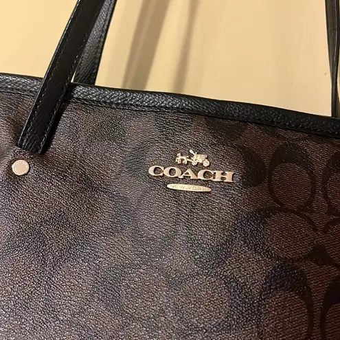 Coach  monogram tote bag