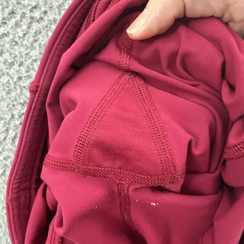 Lululemon  Time To Sweat Crop Leggings 23" Pink Athletic Athleisure Gym Women's 4