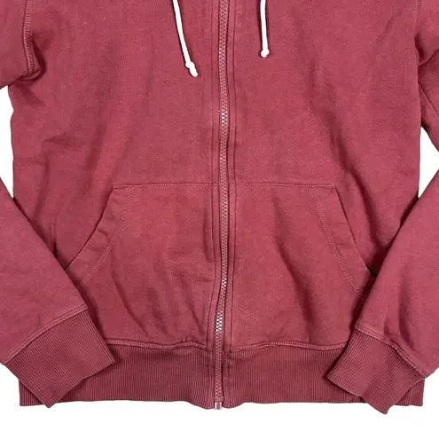 Pact  Womens Size S Full Zip Hoodie Sweater Organic Cotton Athleisure Staple Red