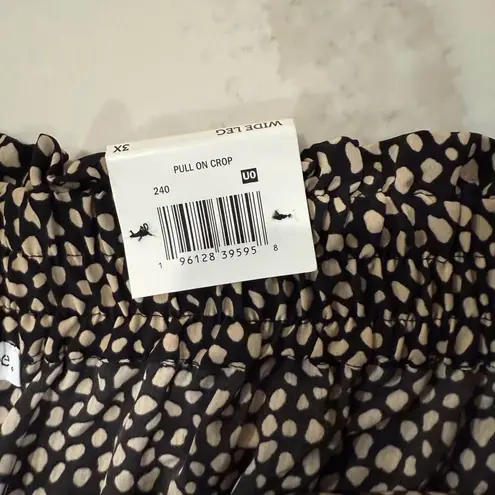 Ophelia Roe NWT Wide Leg PullOn Crop Pants Stone Pattern Womens Size 3X Mid Rise - Image 4