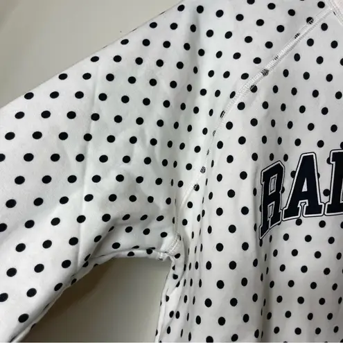 RADARTE LOGO SWEATSHIRT in Black White Polka dot Crewneck sz XL